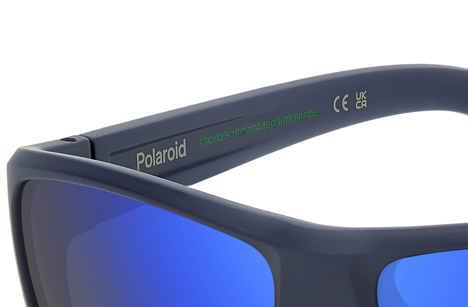 Sunglasses Polaroid Pld 7057/S 207859 FLL 5X color matte blue shape rectangle lenses blue mirror polarized