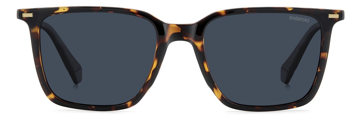 Sunglasses Polaroid Pld 4183/S 207860 086 C3 color havana shape rectangle lenses blue polarized