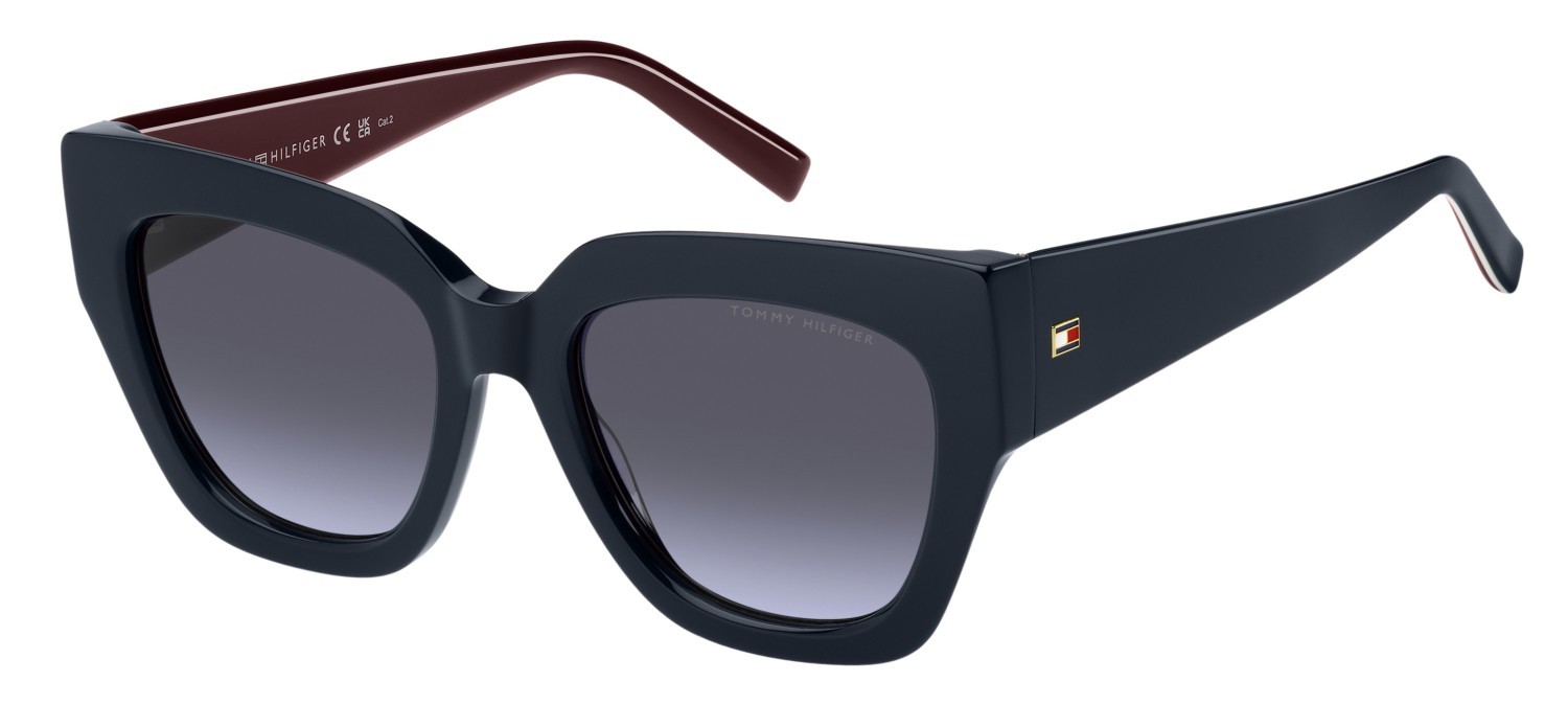 Sunglasses Tommy Hilfiger Th 2223/S 207863 PJP GB color blue shape square lenses grey azure