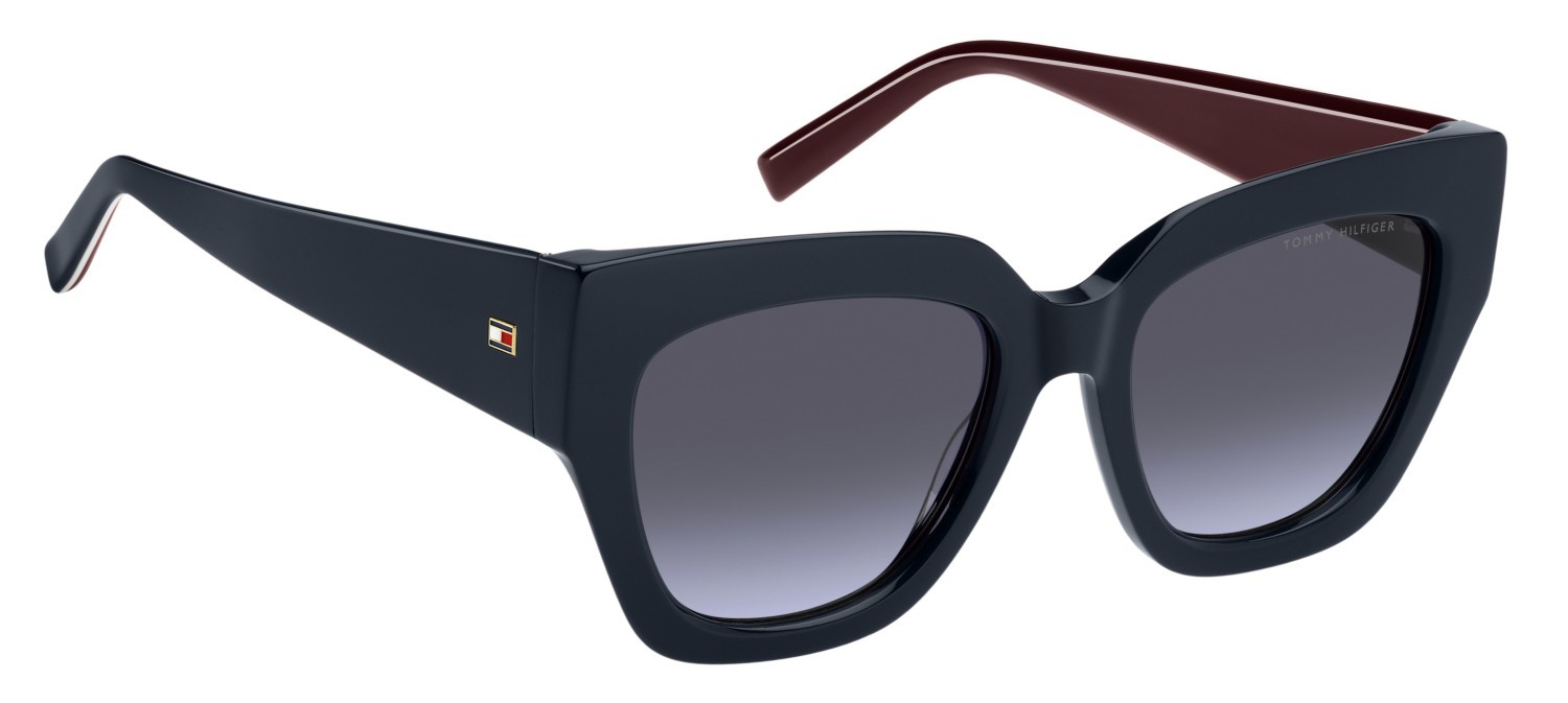 Sunglasses Tommy Hilfiger Th 2223/S 207863 PJP GB color blue shape square lenses grey azure