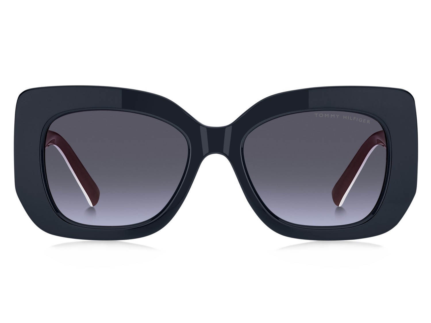 Sunglasses Tommy Hilfiger Th 2224/S 207864 PJP GB color blue shape rectangle lenses grey azure