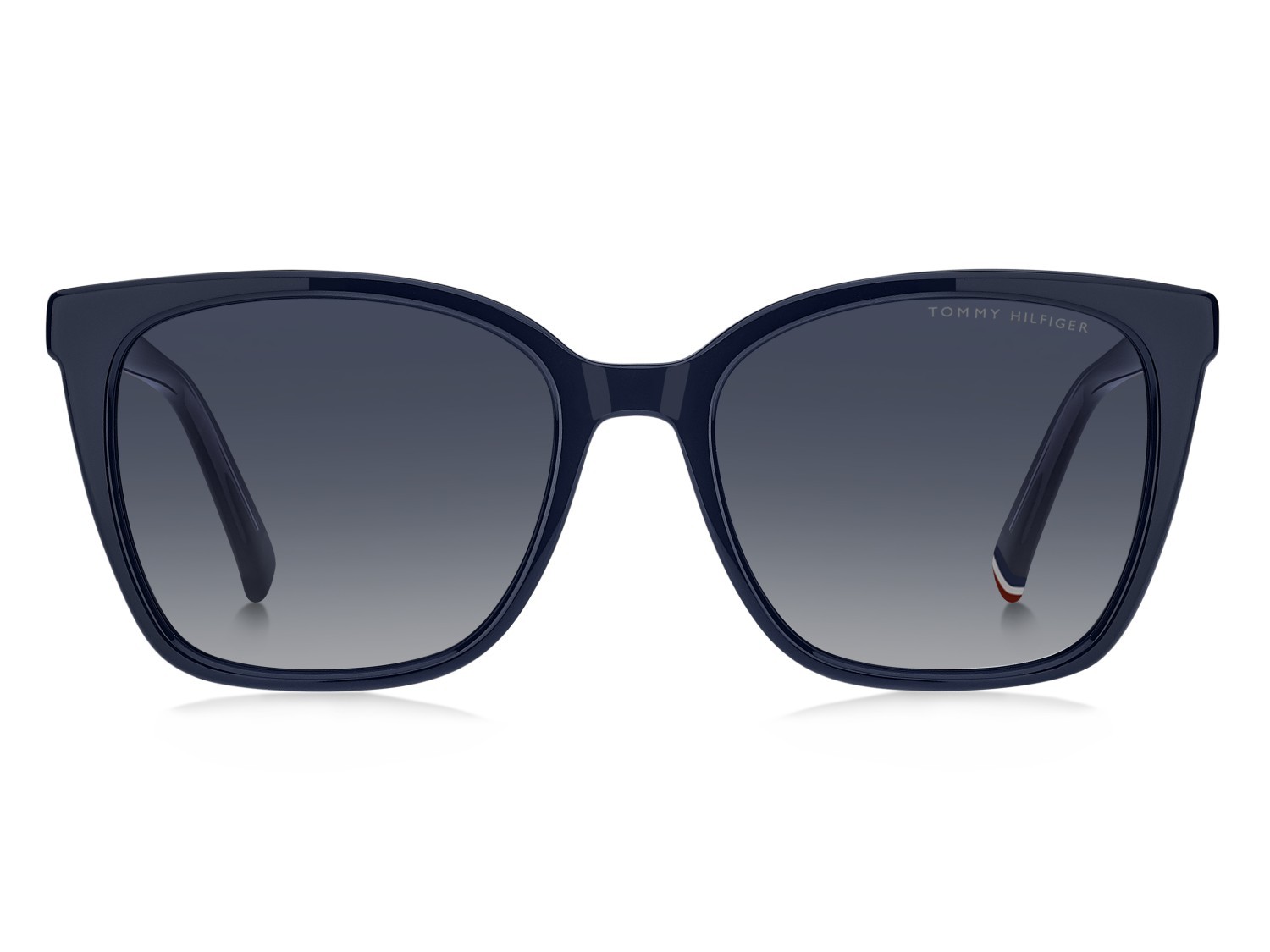 Occhiali da sole Tommy Hilfiger Th 2226/S 207866 PJP 08 colore blue forma rettangolare lenti dk blue shaded