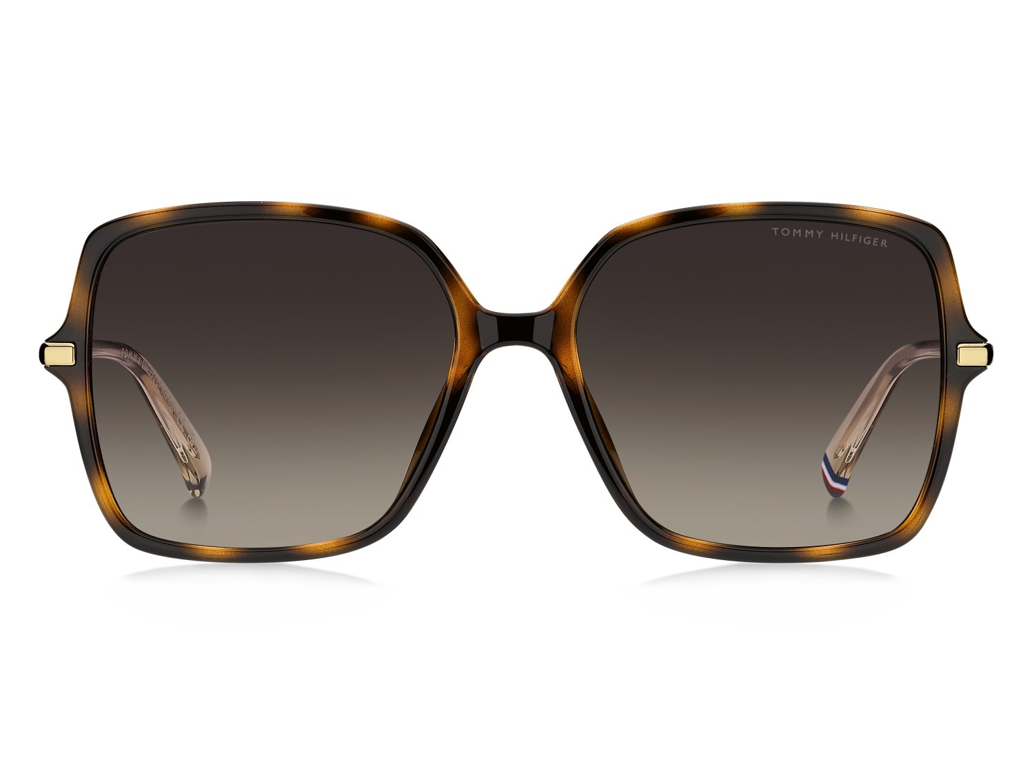 Occhiali da sole Tommy Hilfiger Th 2220/S 207868 086 HA colore havana forma quadrato lenti brown shaded