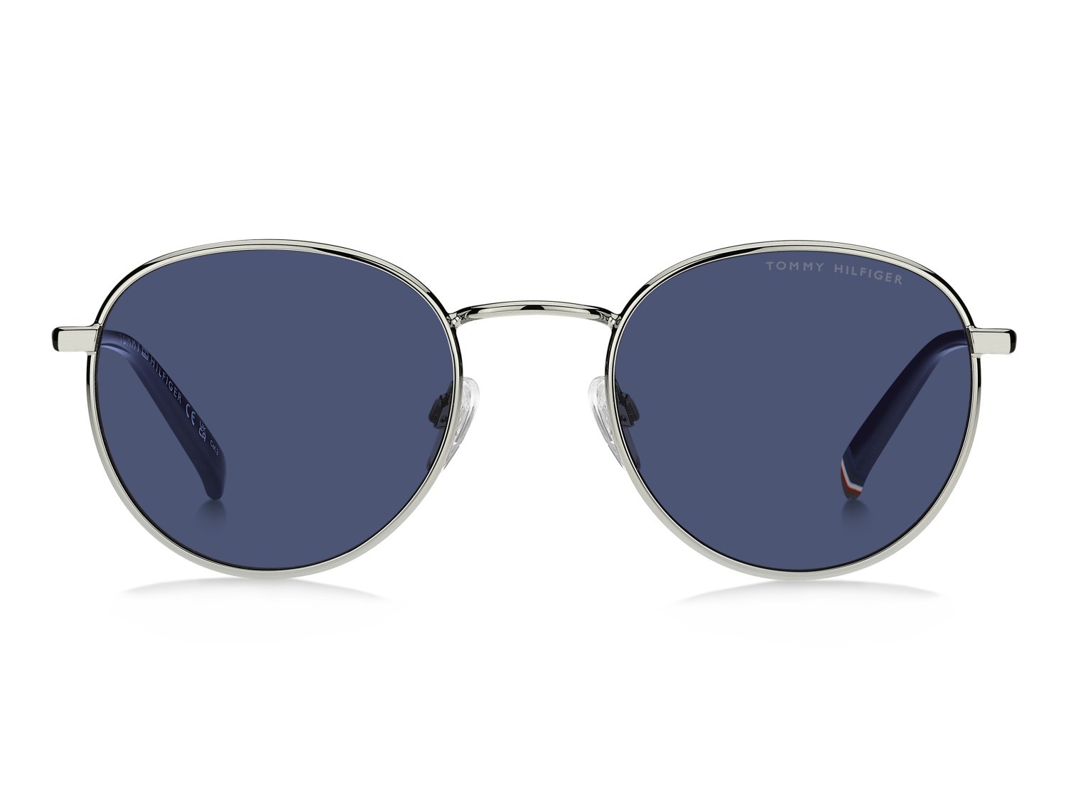 Sunglasses Tommy Hilfiger Th 2217/S 207869 010 KU color palladium shape pantos lenses blue