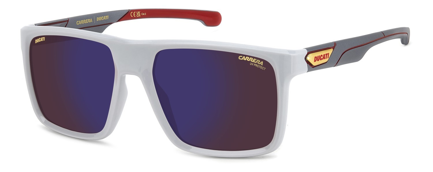 Sonnenbrillen Carrera Ducati Carduc 049/S 207874 268 Z0 farbe grey red form rechteckig gläser blue multilayer