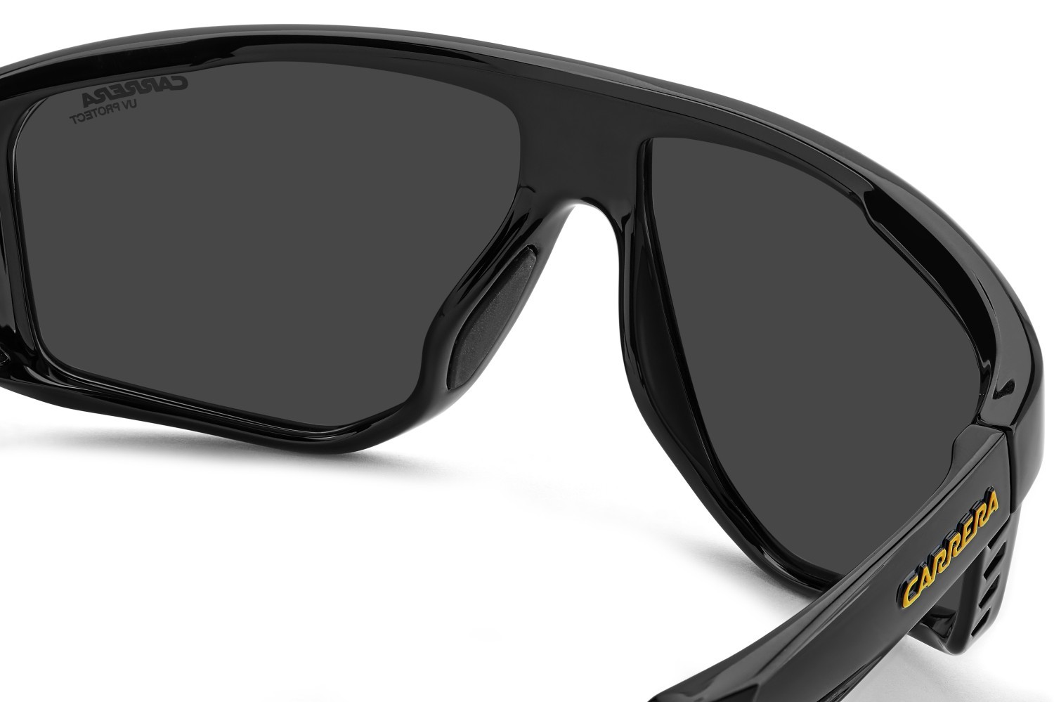 Sonnenbrillen Carrera Ducati Carduc 051/S 207876 71C 2K farbe black yellow form rechteckig gläser grey antireflex