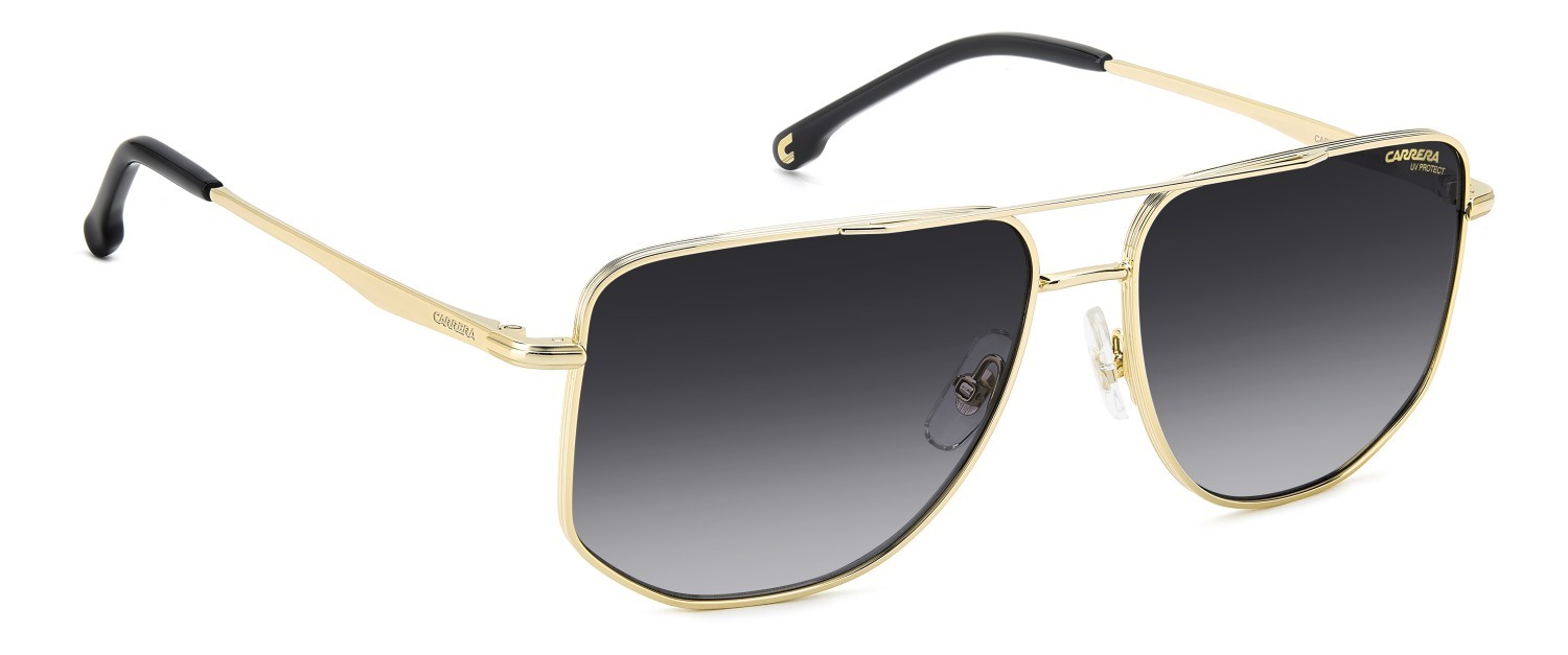 Sonnenbrillen Carrera 355/S 207881 RHL 9O farbe gold black_ form rechteckig gläser dark grey shaded