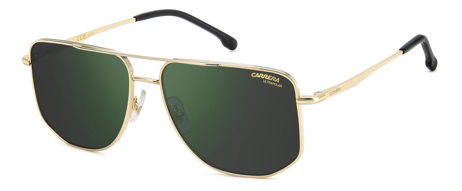 Sonnenbrillen Carrera 355/S 207881 RHL Q3 farbe gold black_ form rechteckig gläser greengrey sp pz hight contrast antirefle