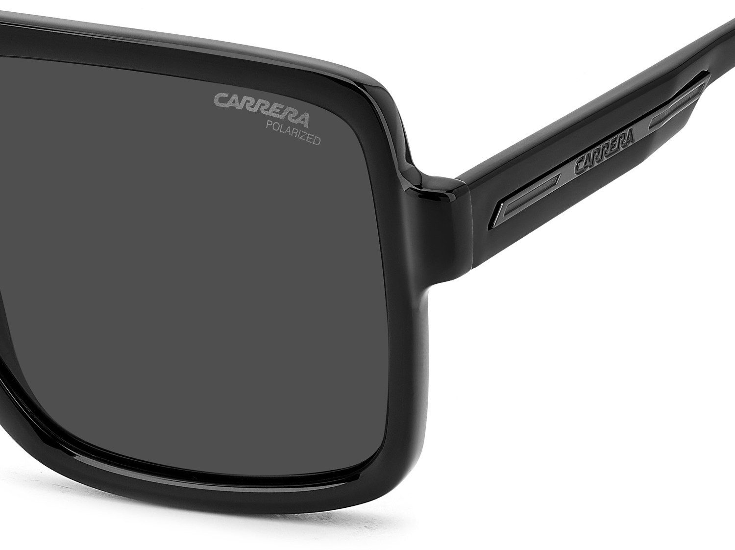 Sunglasses Carrera Victory C 09/S 207883 V81 M9 color dark ruthenium black shape rectangle lenses grey polarized