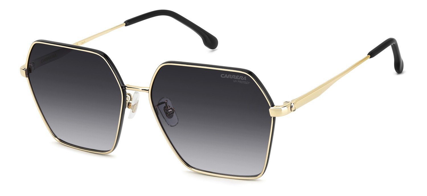 Sonnenbrillen Carrera 3057/S 207886 RHL 9O farbe gold black_ form rechteckig gläser dark grey shaded