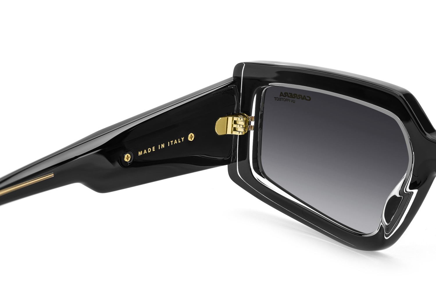 Sonnenbrillen Carrera Victory C 12/S 207887 7C5 9O farbe black crystal form rechteckig gläser dark grey shaded