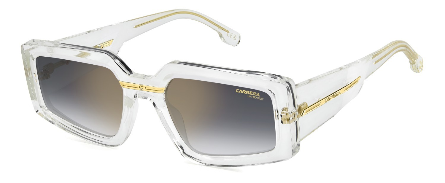 Sonnenbrillen Carrera Victory C 12/S 207887 REJ FQ farbe crystal gold form rechteckig gläser grey shaded gold mirror