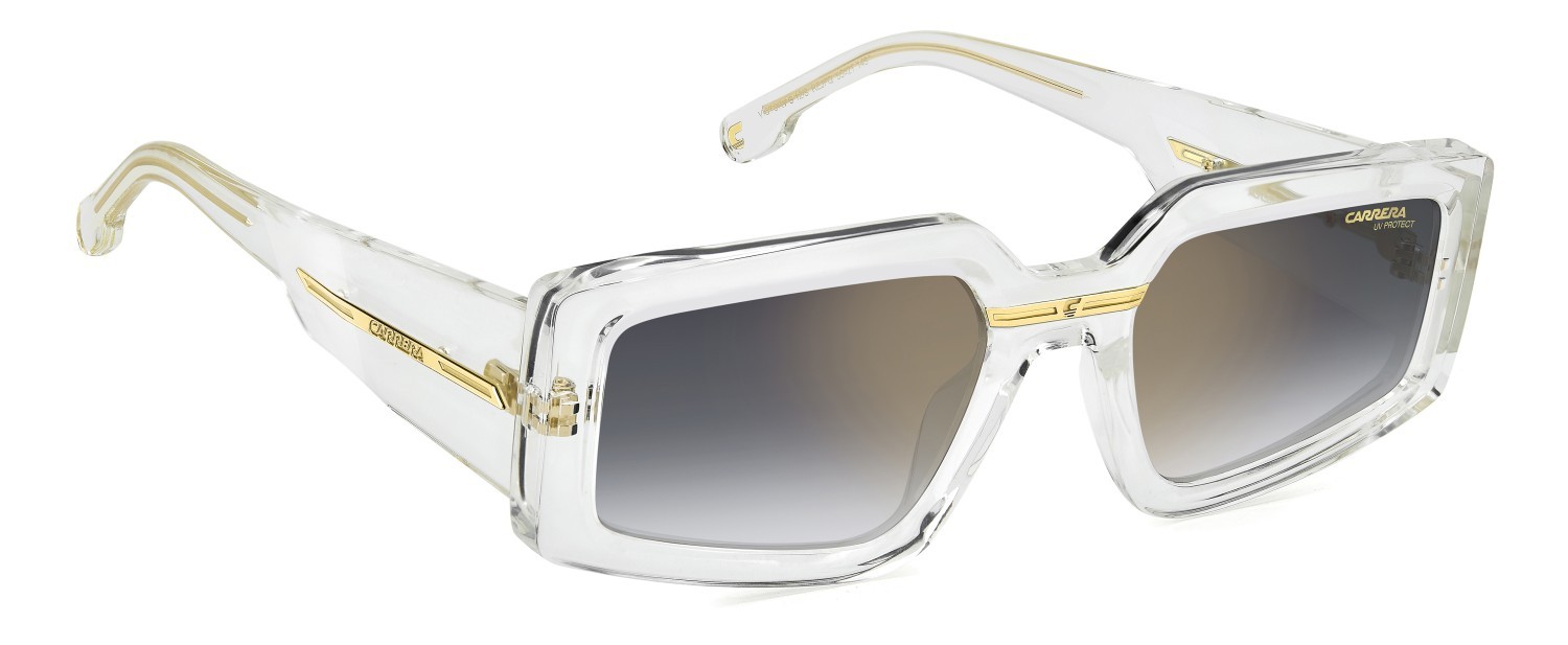 Sonnenbrillen Carrera Victory C 12/S 207887 REJ FQ farbe crystal gold form rechteckig gläser grey shaded gold mirror