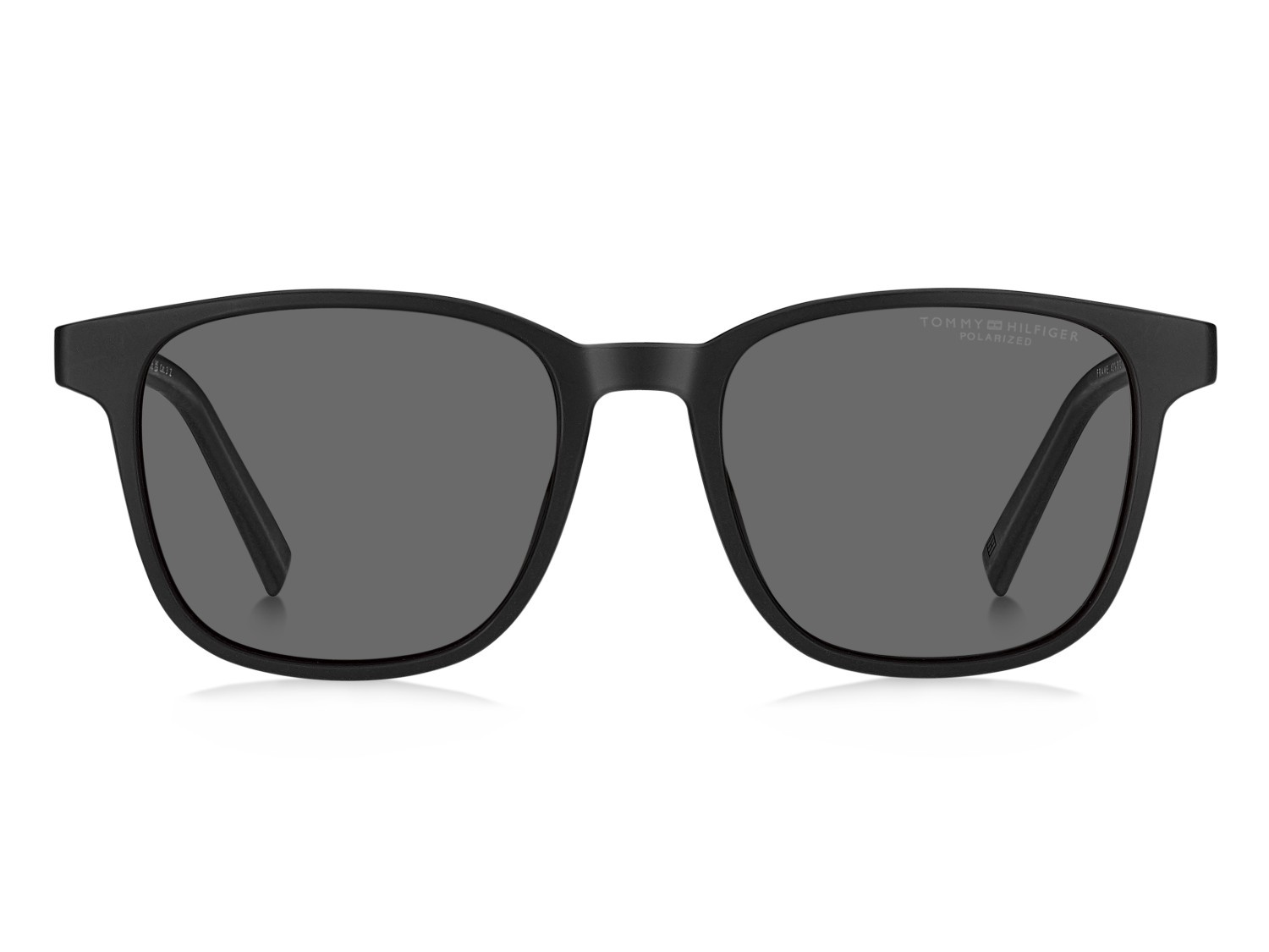 Occhiali da sole Tommy Hilfiger Th 2202/S 207892 807 M9 colore black forma rettangolare lenti grey polarized