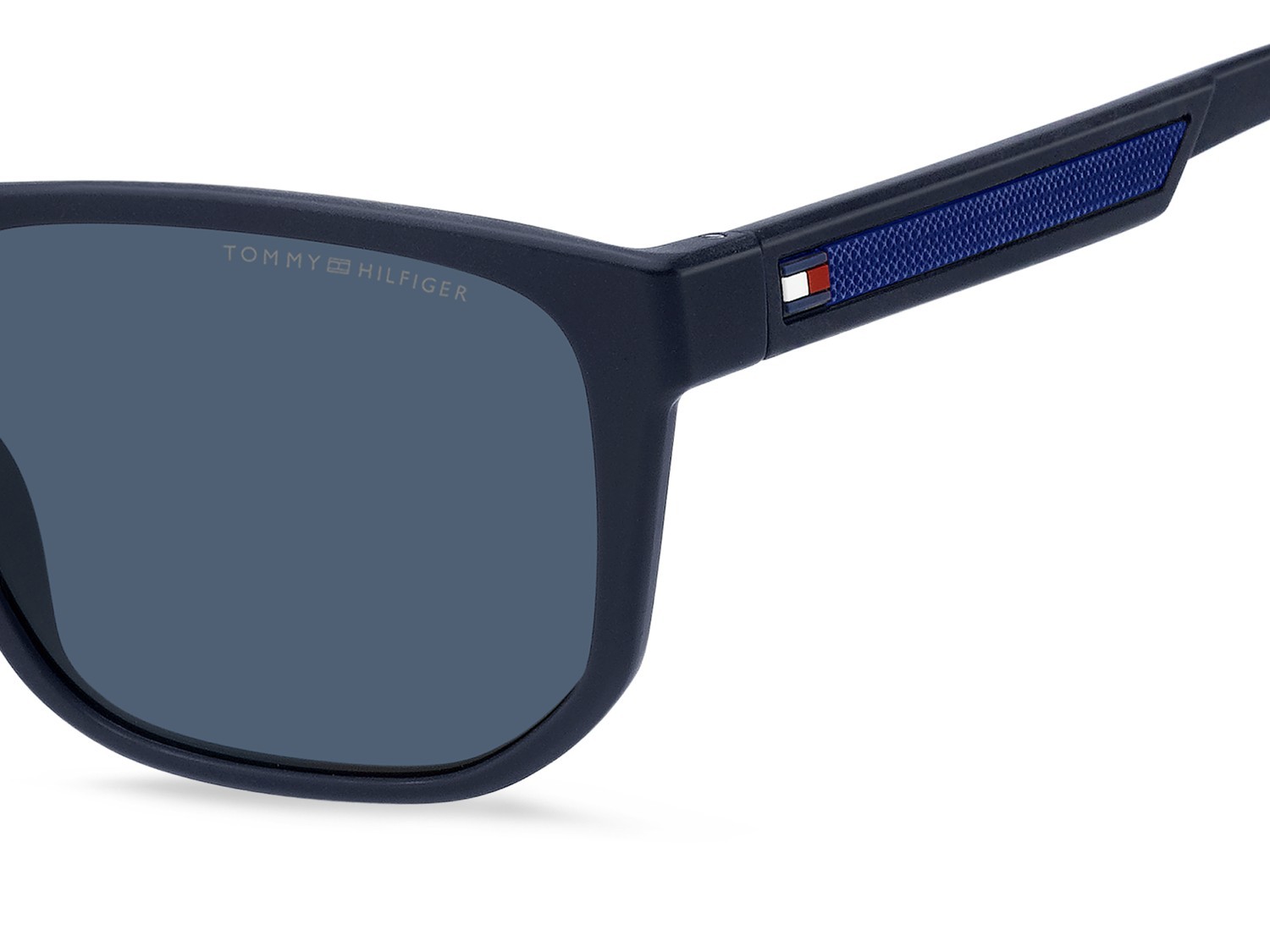 Occhiali da sole Tommy Hilfiger Th 2200/S 207893 PJP KU colore blue forma rettangolare lenti blue
