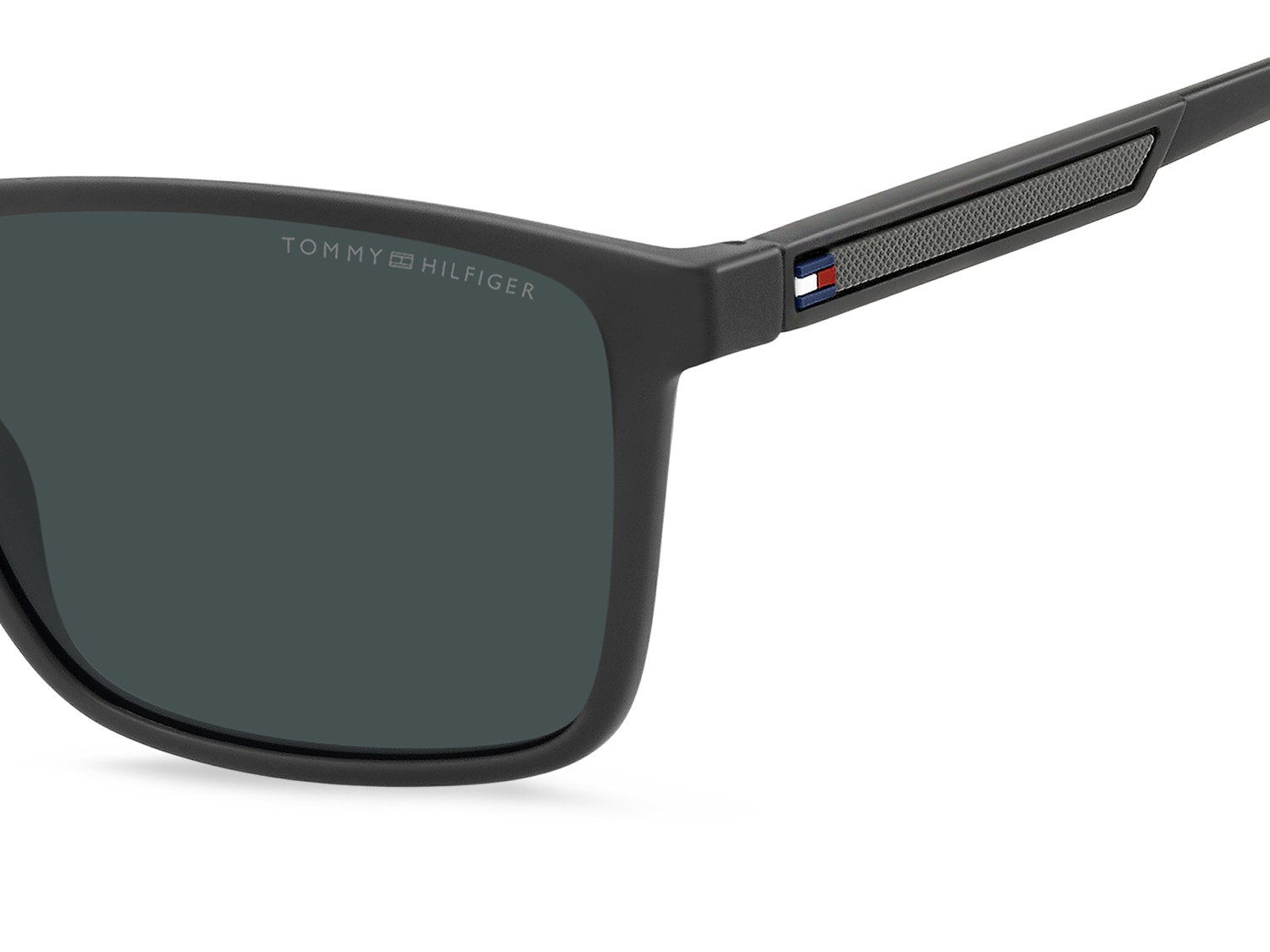 Occhiali da sole Tommy Hilfiger Th 2201/S 207894 KB7 KU colore grey forma rettangolare lenti blue