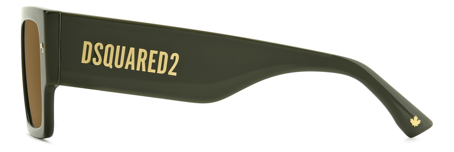 Sonnenbrillen Dsquared2 D2 0165/S 207903 1ED 70 farbe green form rechteckig gläser brown