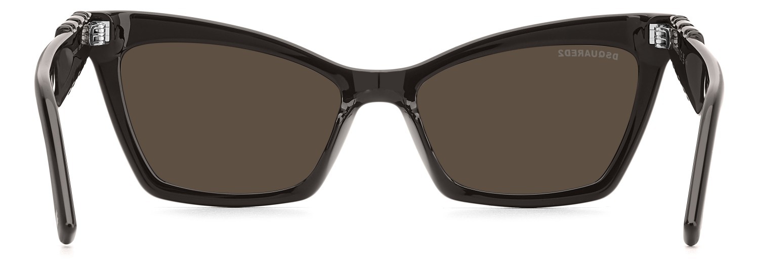 Sonnenbrillen Dsquared2 Icon 0026/S 207909 YZ4 70 farbe matte brown form schmetterling gläser brown