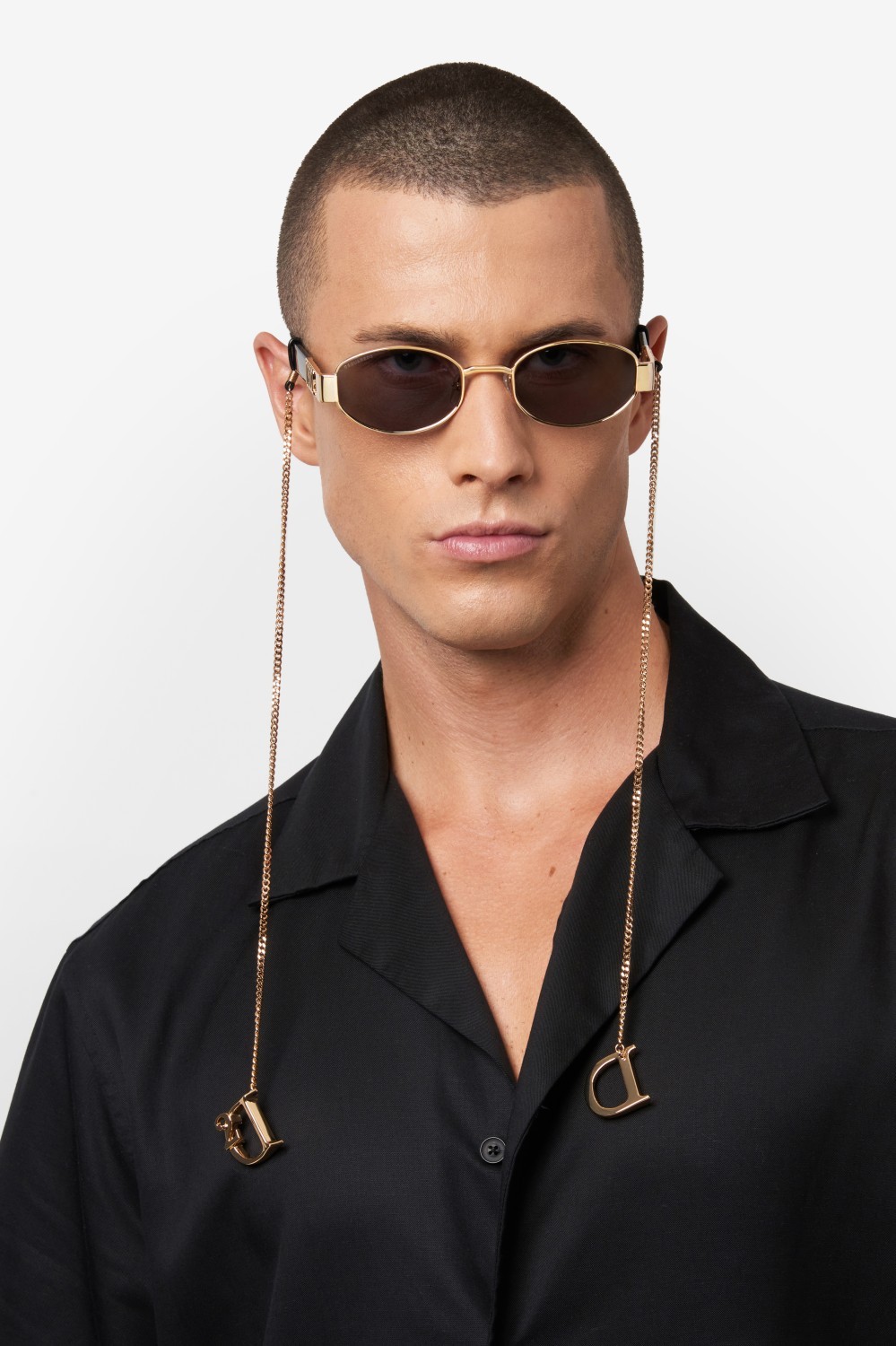 Occhiali da sole Dsquared2 D2 0155/S 207911 000 JO colore rose gold forma ovale lenti grey bronze mirror