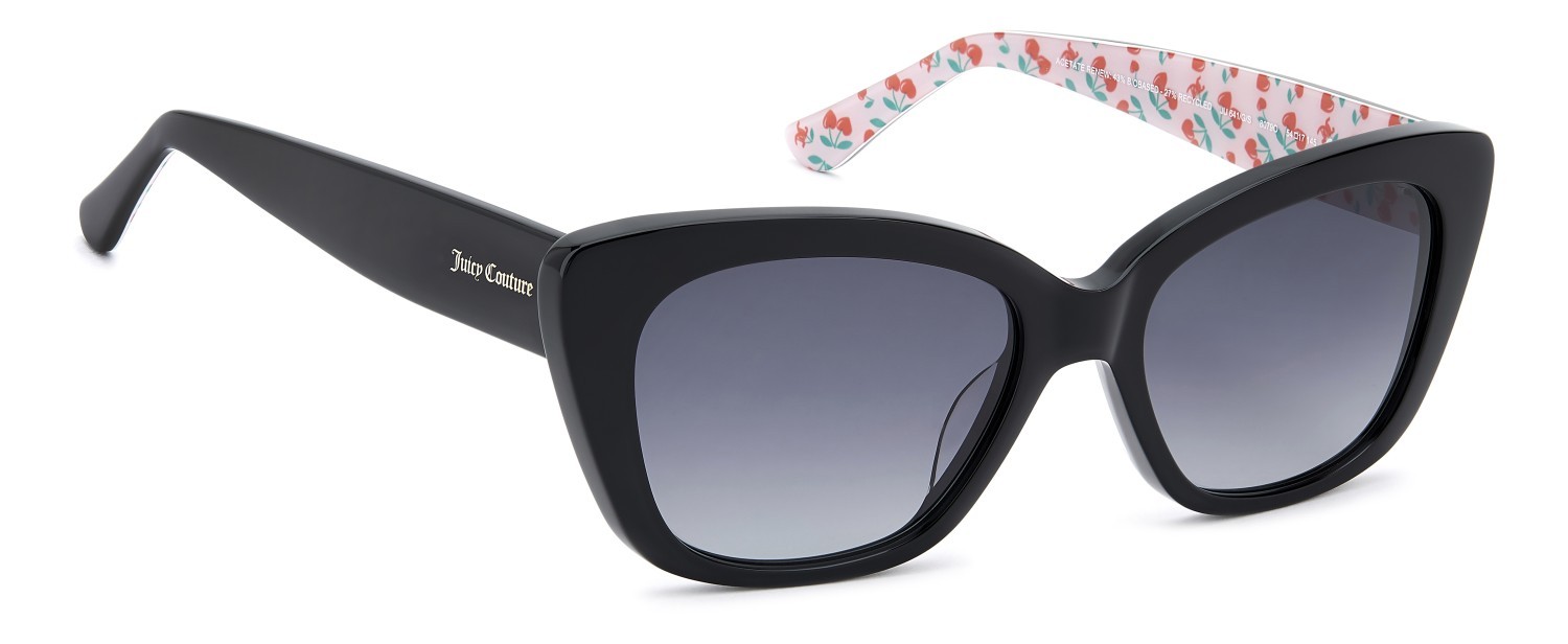 Sonnenbrillen Juicy Couture Ju 641/G 207917 807 9O farbe black form cat-eye gläser dark grey shaded
