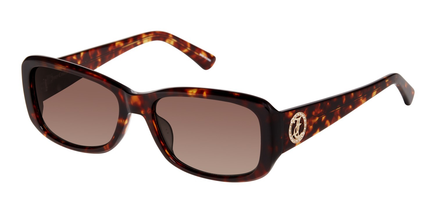 Sunglasses Juicy Couture Ju 640/G 207920 086 HA color havana shape rectangle lenses brown shaded