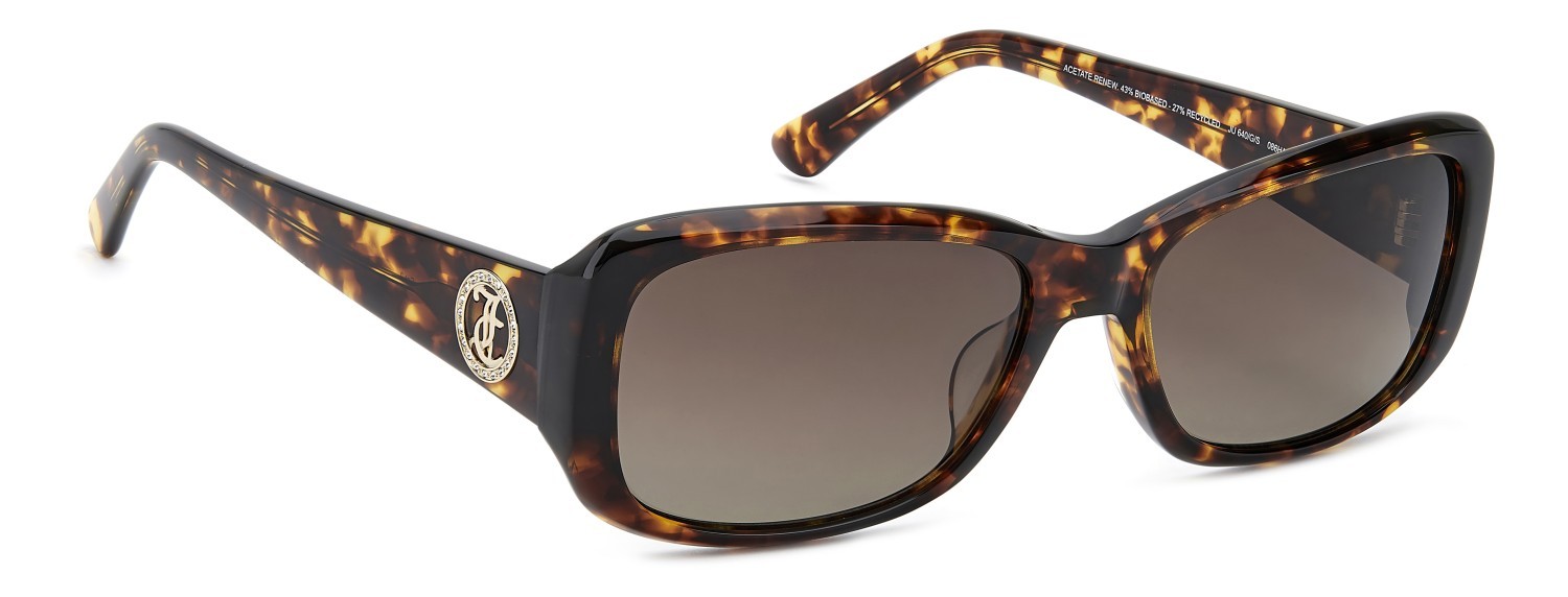 Sunglasses Juicy Couture Ju 640/G 207920 086 HA color havana shape rectangle lenses brown shaded