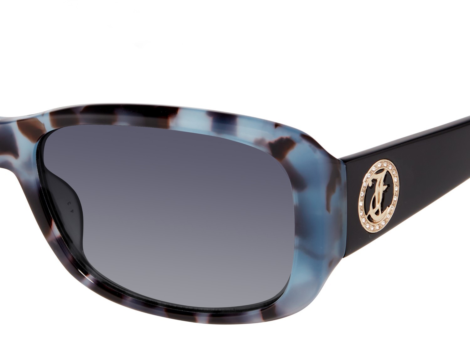Sonnenbrillen Juicy Couture Ju 640/G 207920 H0H 9O farbe green havana black form rechteckig gläser dark grey shaded