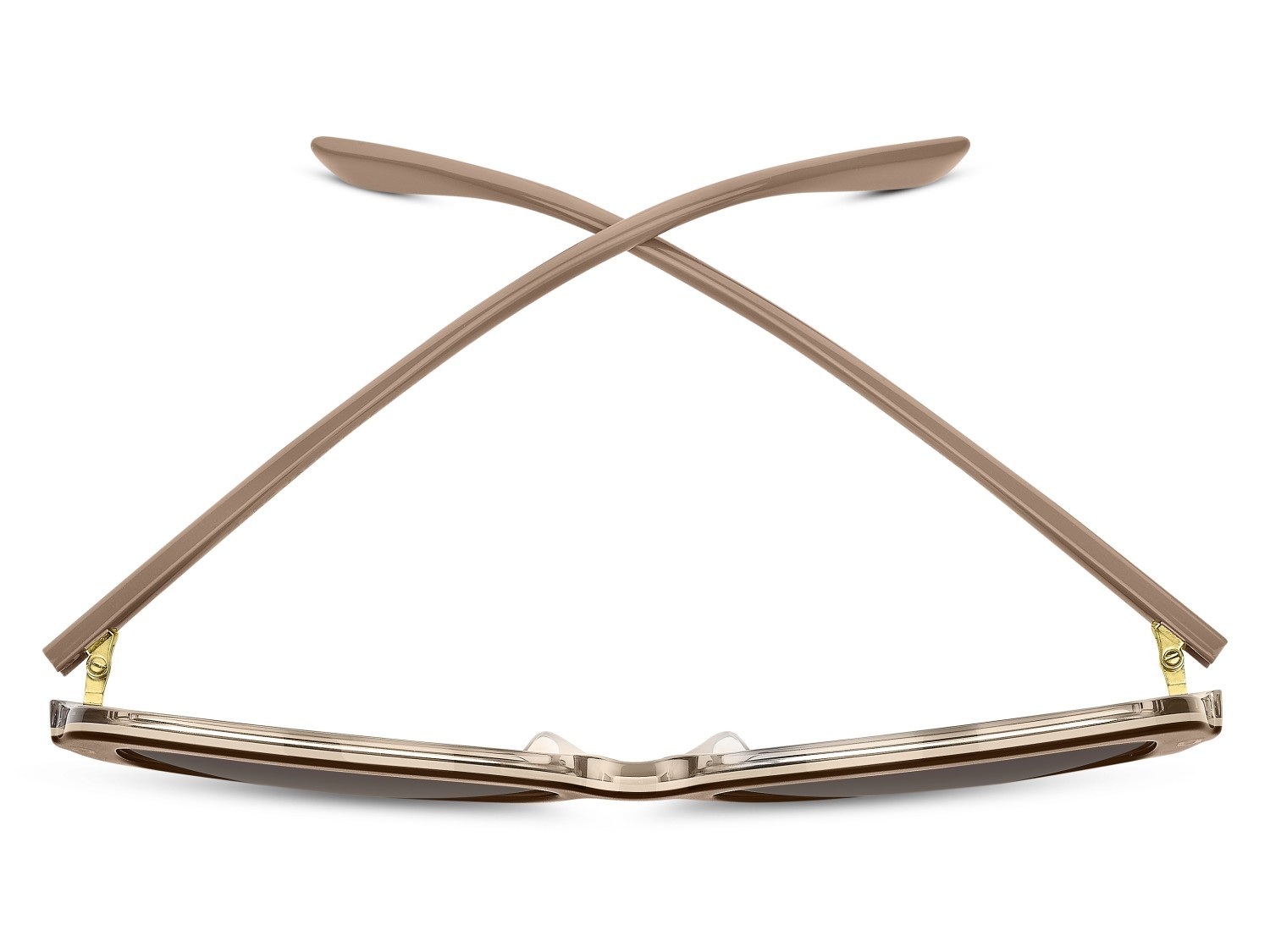 Sonnenbrillen Marc Jacobs Mj 1119/S 207922 10A HA farbe beige form cat-eye gläser brown shaded