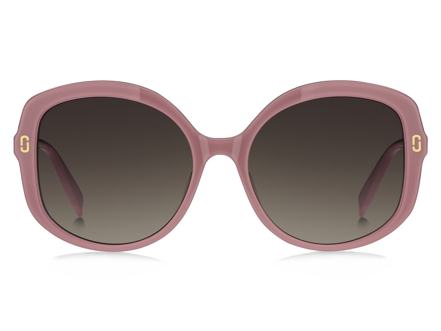 Sonnenbrillen Marc Jacobs Mj 1119/S 207922 35J HA farbe pink form cat-eye gläser brown shaded