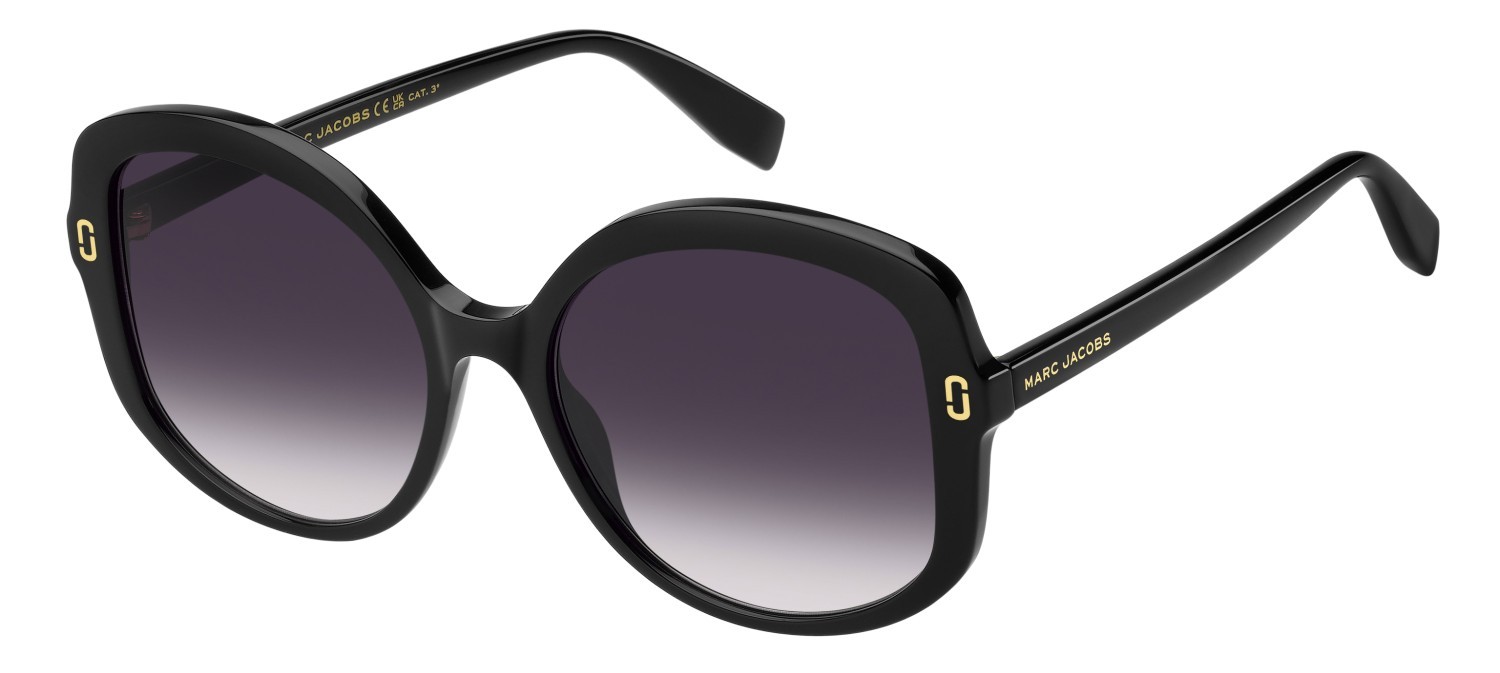 Occhiali da sole Marc Jacobs Mj 1119/S 207922 807 DG colore black forma cat eye lenti grey doubleshade