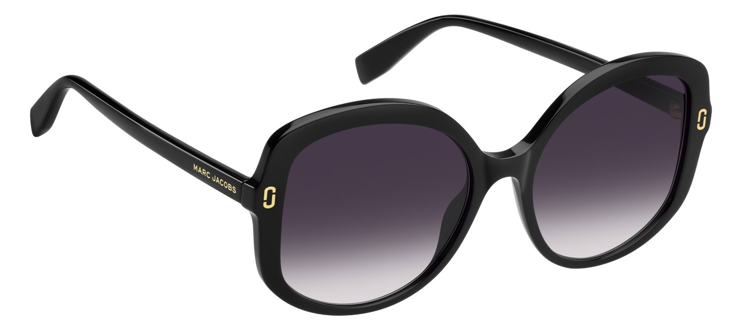 Occhiali da sole Marc Jacobs Mj 1119/S 207922 807 DG colore black forma cat eye lenti grey doubleshade