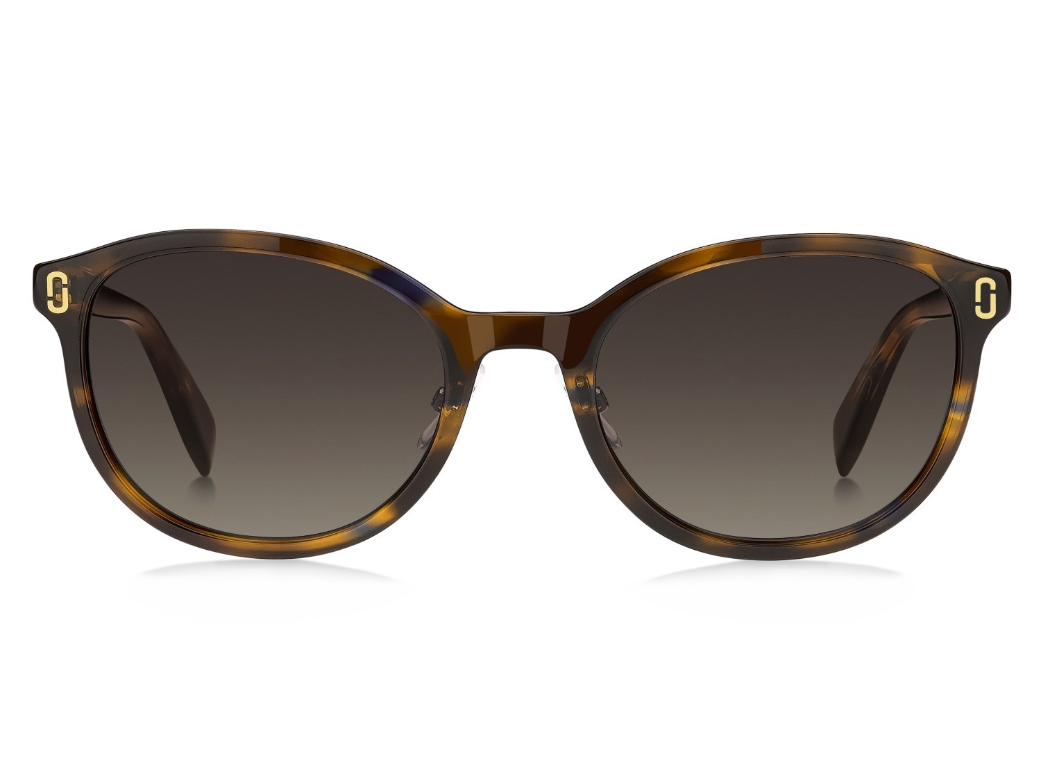 Sonnenbrillen Marc Jacobs Mj 1122/F 207924 IWF HA farbe horn brown blue form rechteckig gläser brown shaded
