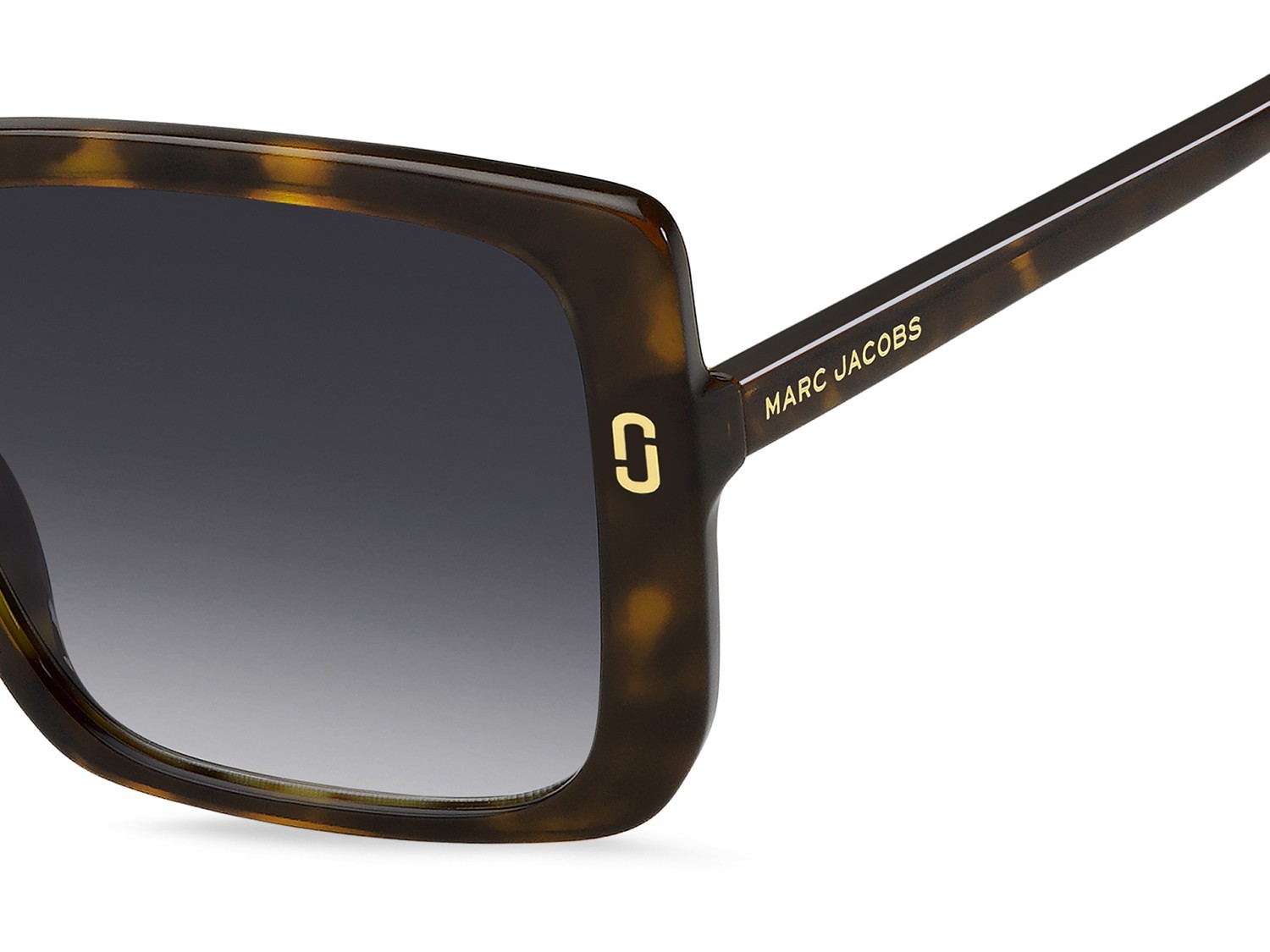Occhiali da sole Marc Jacobs Mj 1121/S 207925 086 9O colore havana forma quadrato lenti dark grey shaded