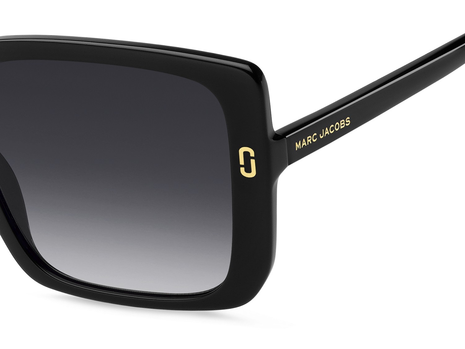 Occhiali da sole Marc Jacobs Mj 1121/S 207925 807 9O colore black forma quadrato lenti dark grey shaded