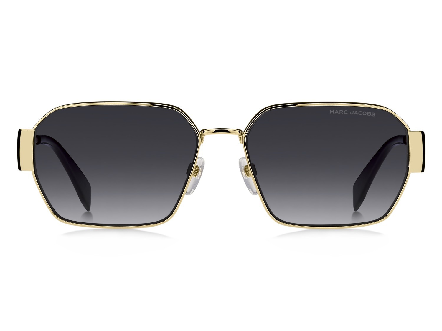 Occhiali da sole Marc Jacobs 805/S 207926 RHL 9O colore gold black_ forma rettangolare lenti dark grey shaded