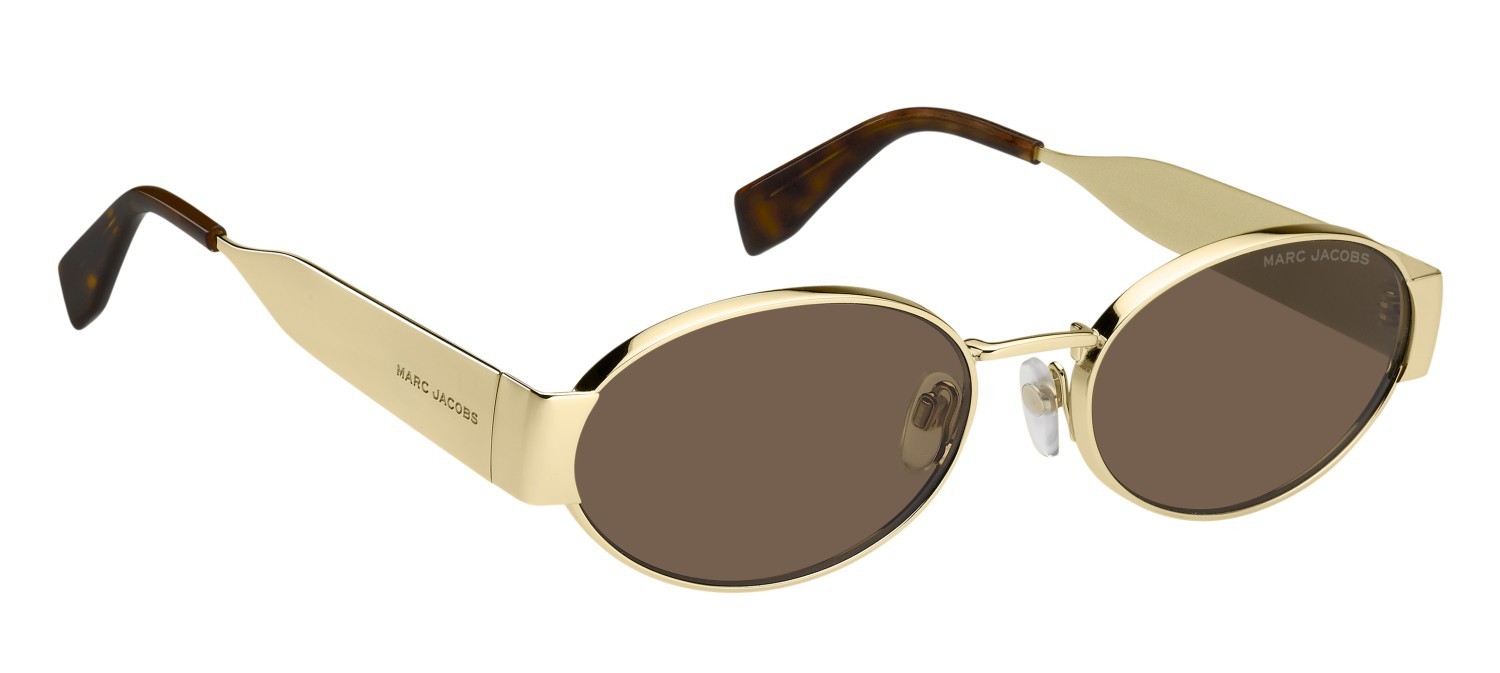 Occhiali da sole Marc Jacobs 806/S 207927 01Q 70 colore gold brown forma ovale lenti brown