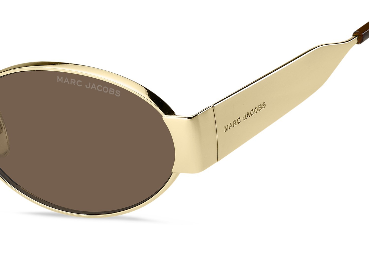 Occhiali da sole Marc Jacobs 806/S 207927 01Q 70 colore gold brown forma ovale lenti brown