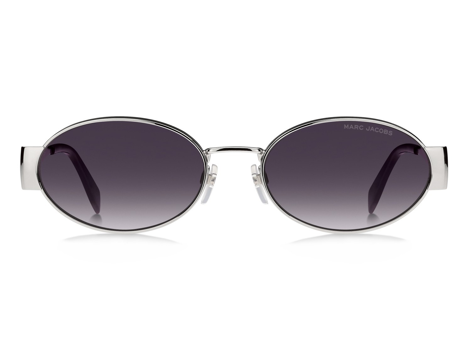 Occhiali da sole Marc Jacobs 806/S 207927 GME DG colore palladium violet forma ovale lenti violet shaded