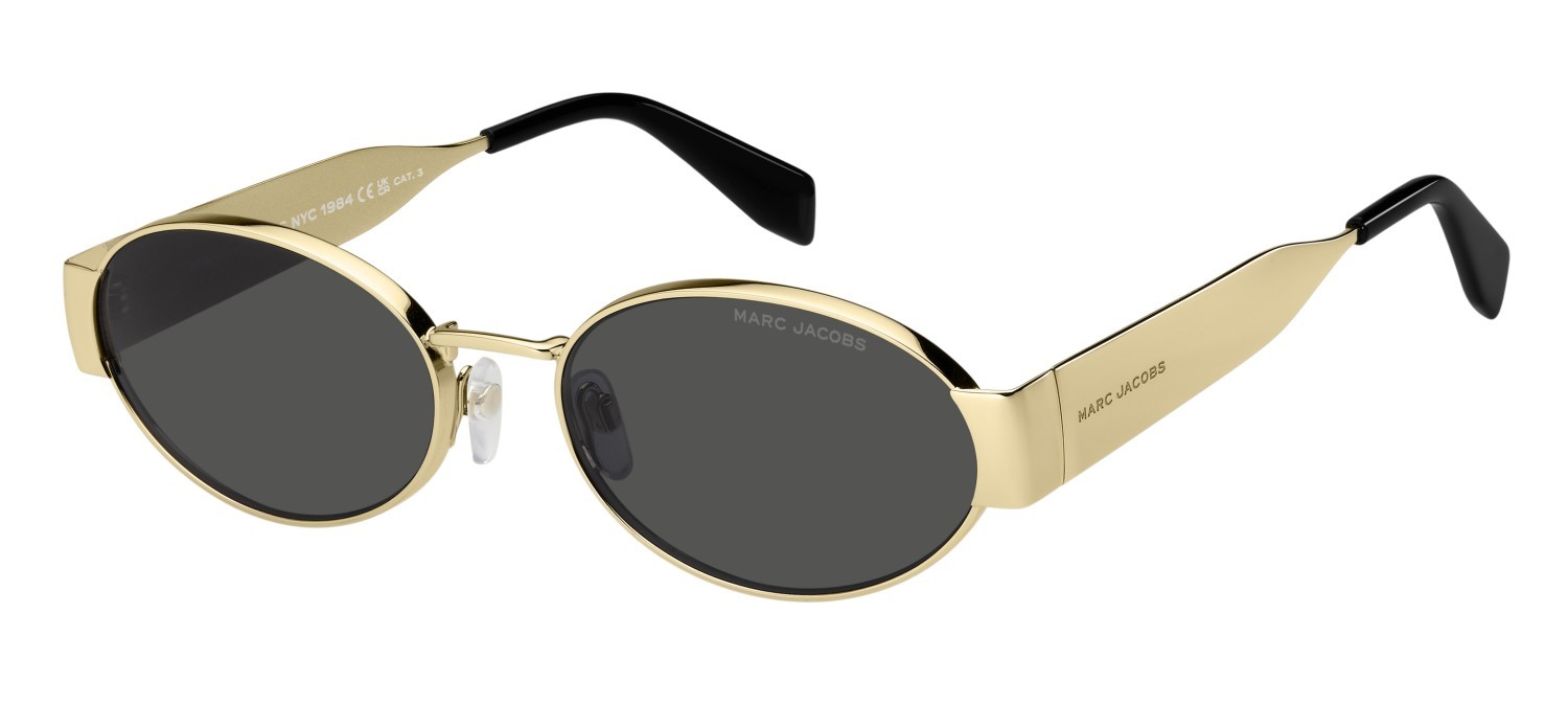 Occhiali da sole Marc Jacobs 806/S 207927 RHL IR colore gold black_ forma ovale lenti grey