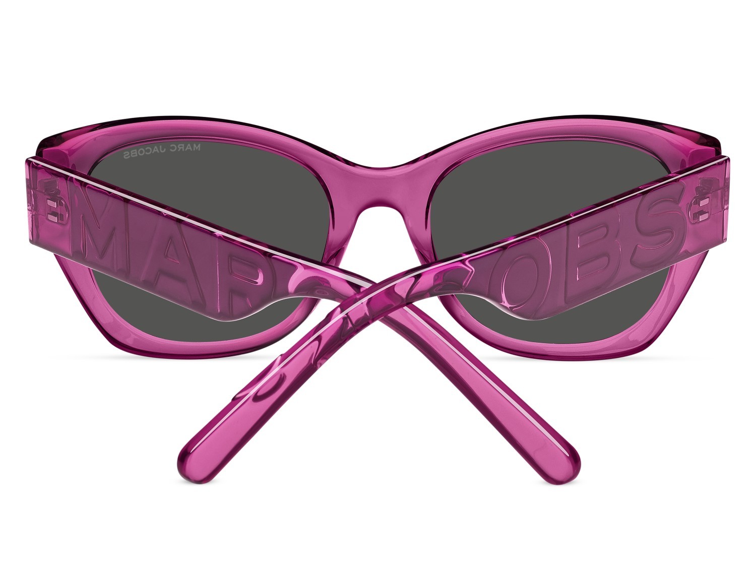 Sonnenbrillen Marc Jacobs 807/S 207929 MU1 IR farbe fuchsia form rechteckig gläser grey