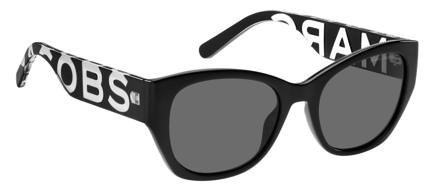 Sonnenbrillen Marc Jacobs 807/S 207929 QFU M9 farbe black_ form rechteckig gläser grey polarized