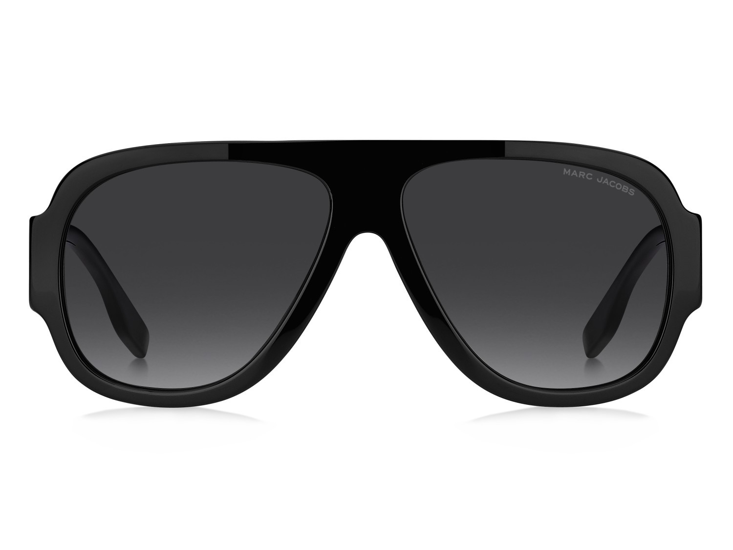 Sonnenbrillen Marc Jacobs 843/S 207934 807 9O farbe black form aviator gläser dark grey shaded