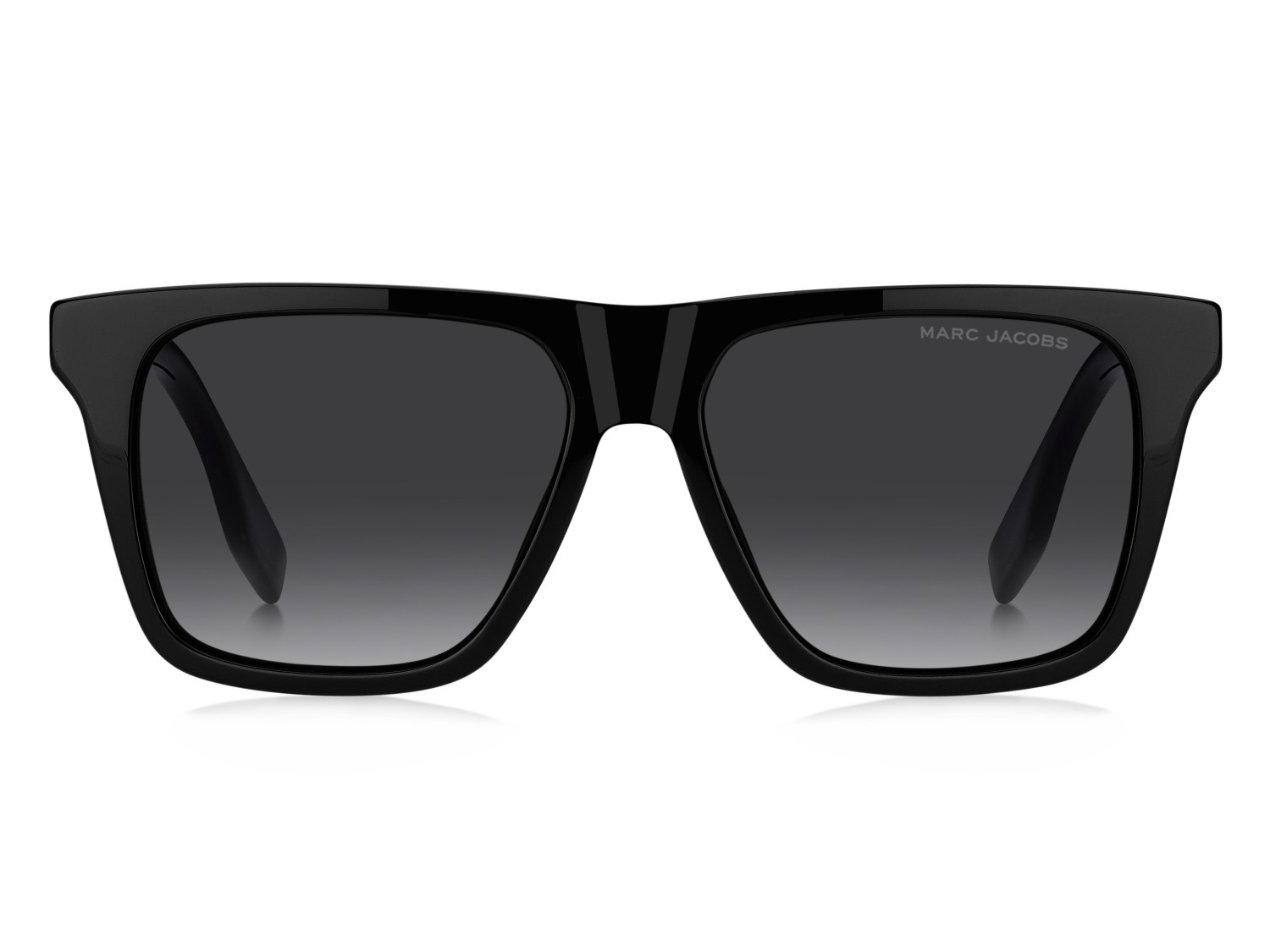 Occhiali da sole Marc Jacobs 847/S 207936 807 9O colore black forma rettangolare lenti dark grey shaded
