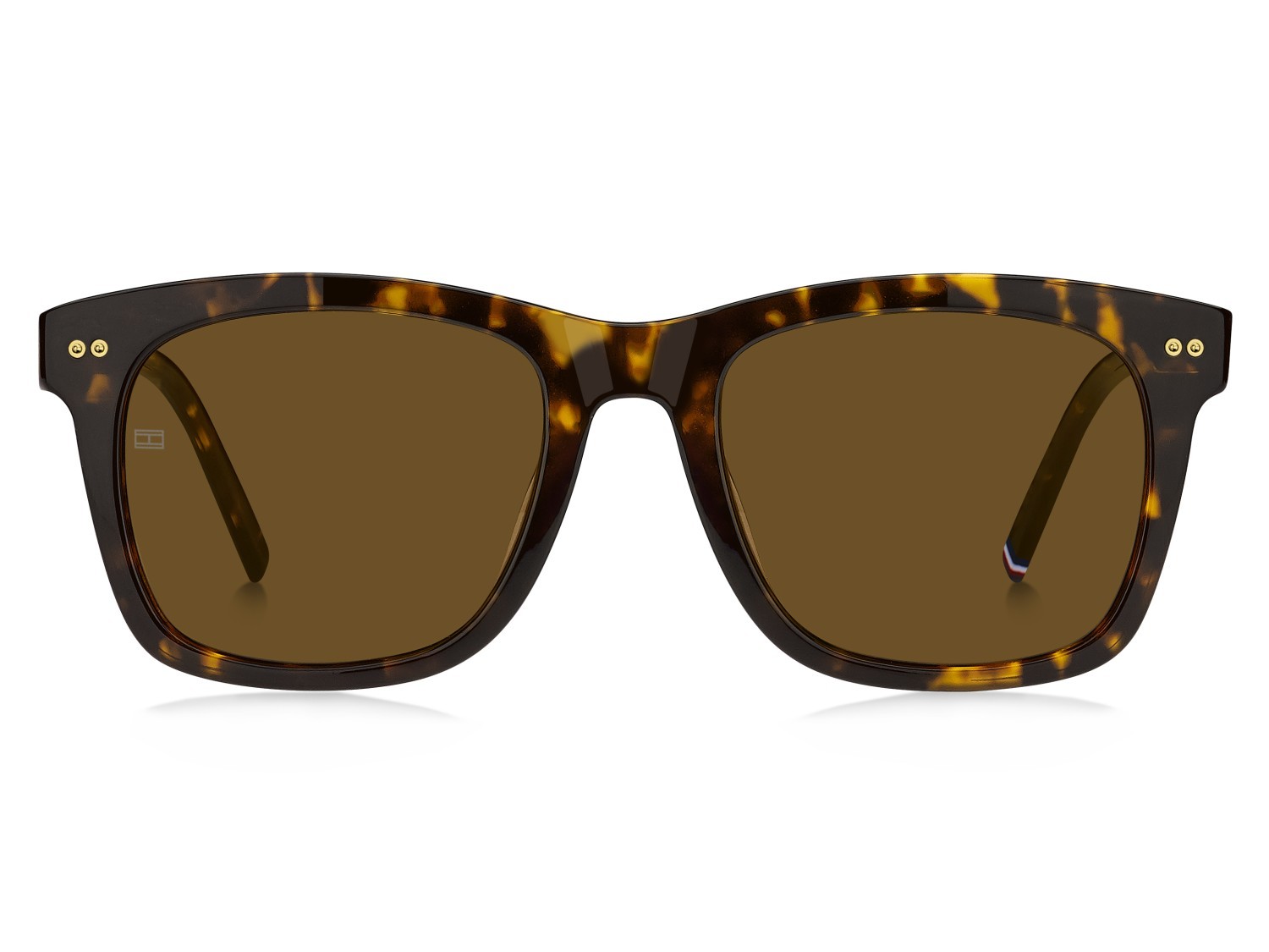 Sunglasses Tommy Hilfiger Th 2184/S 207940 086 70 color havana shape rectangle lenses brown