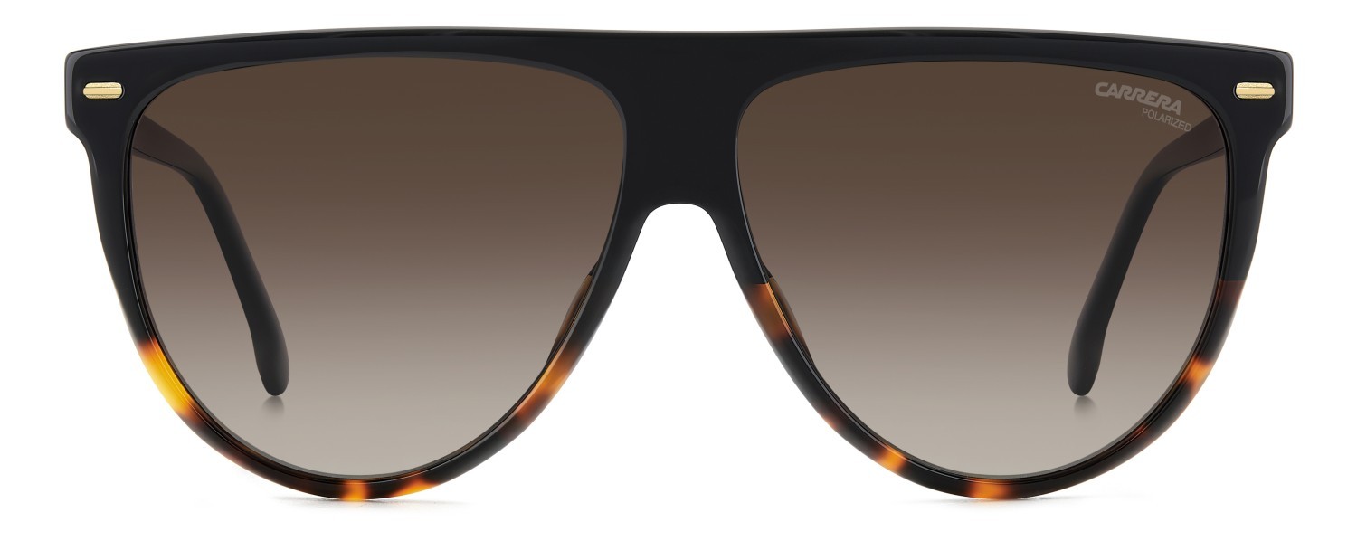 Sonnenbrillen Carrera 3055/S 207948 W4A LA farbe black shaded havana form rechteckig gläser brown shaded polarized