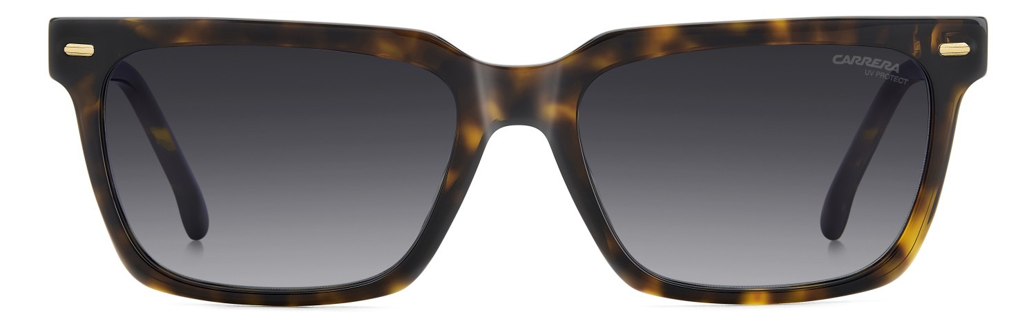 Sonnenbrillen Carrera 3056/S 207949 086 9O farbe havana form rechteckig gläser dark grey shaded