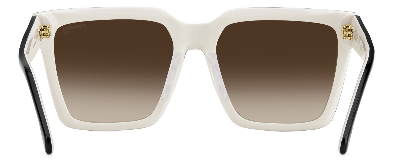 Sonnenbrillen Carrera 3067/S 207951 80S HA farbe black white form rechteckig gläser brown shaded