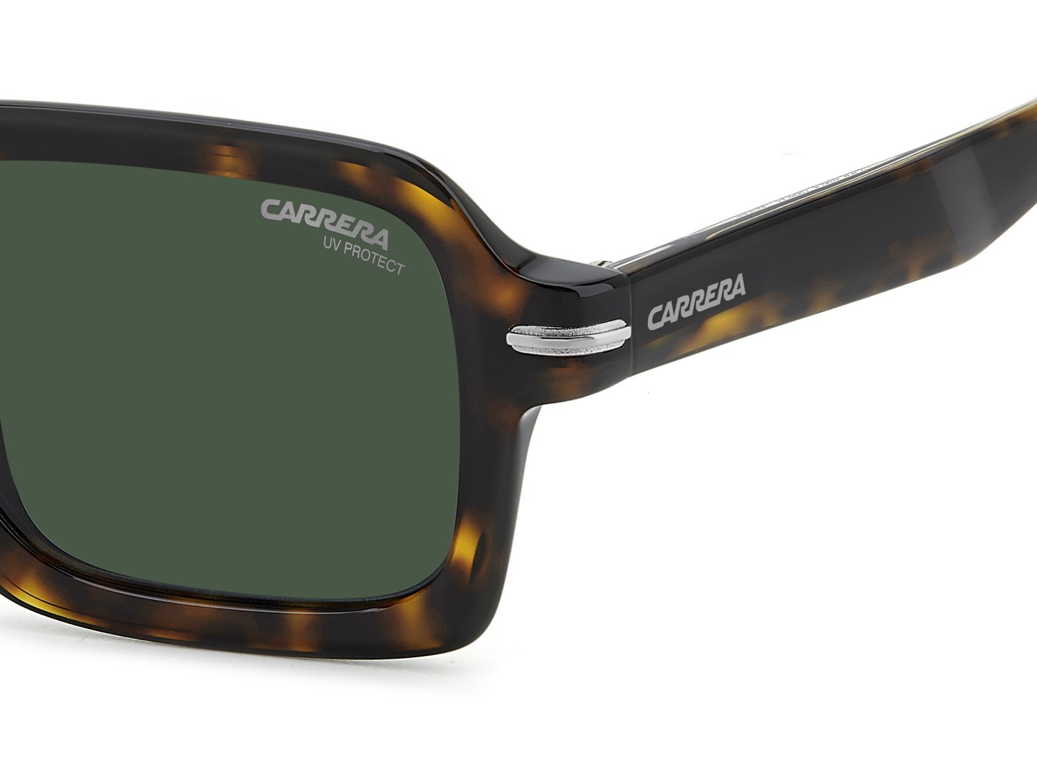 Sonnenbrillen Carrera 358/S 207952 086 QT farbe havana form rechteckig gläser green