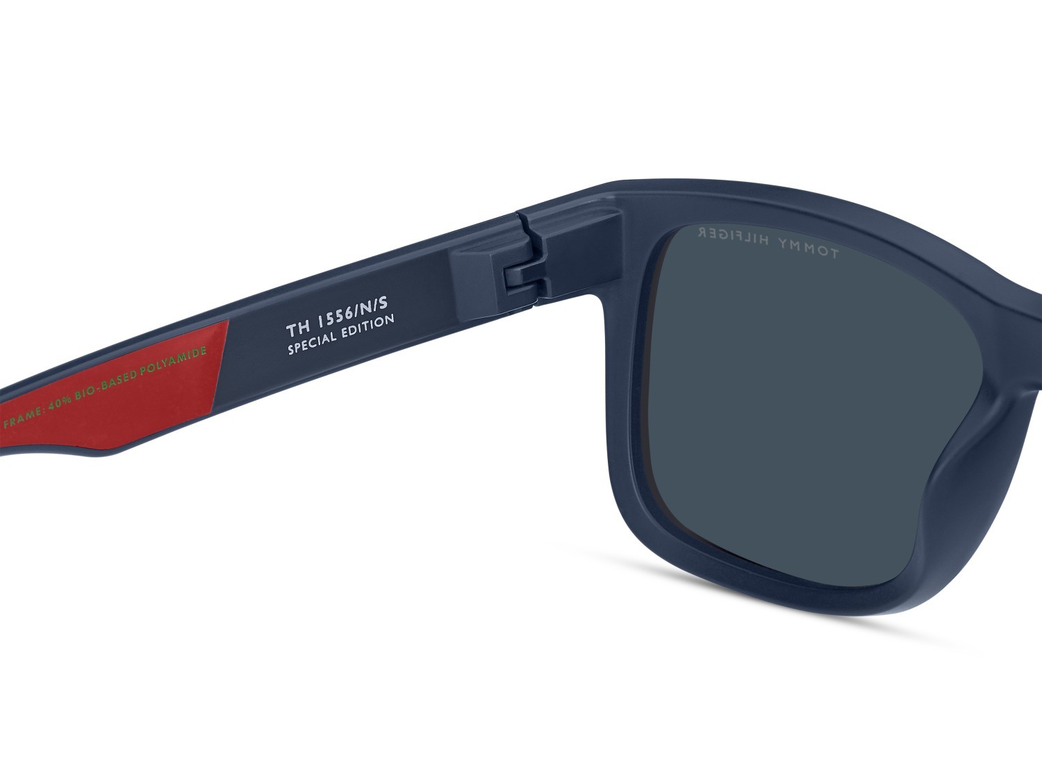 Sunglasses Tommy Hilfiger Th 1556/N 207958 8RU KU color blue red shape rectangle lenses blue
