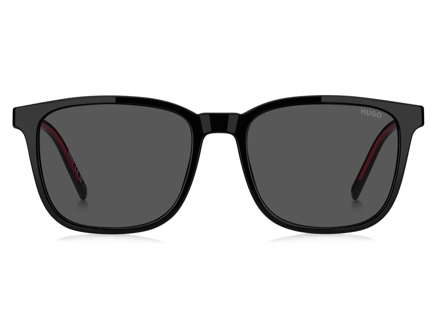 Sunglasses Hugo Hg 1356/S 207971 807 IR color black shape rectangle lenses grey